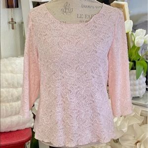 TRIBAL STRETCH-EXTENSIBLE LACE TOP SIZE XL